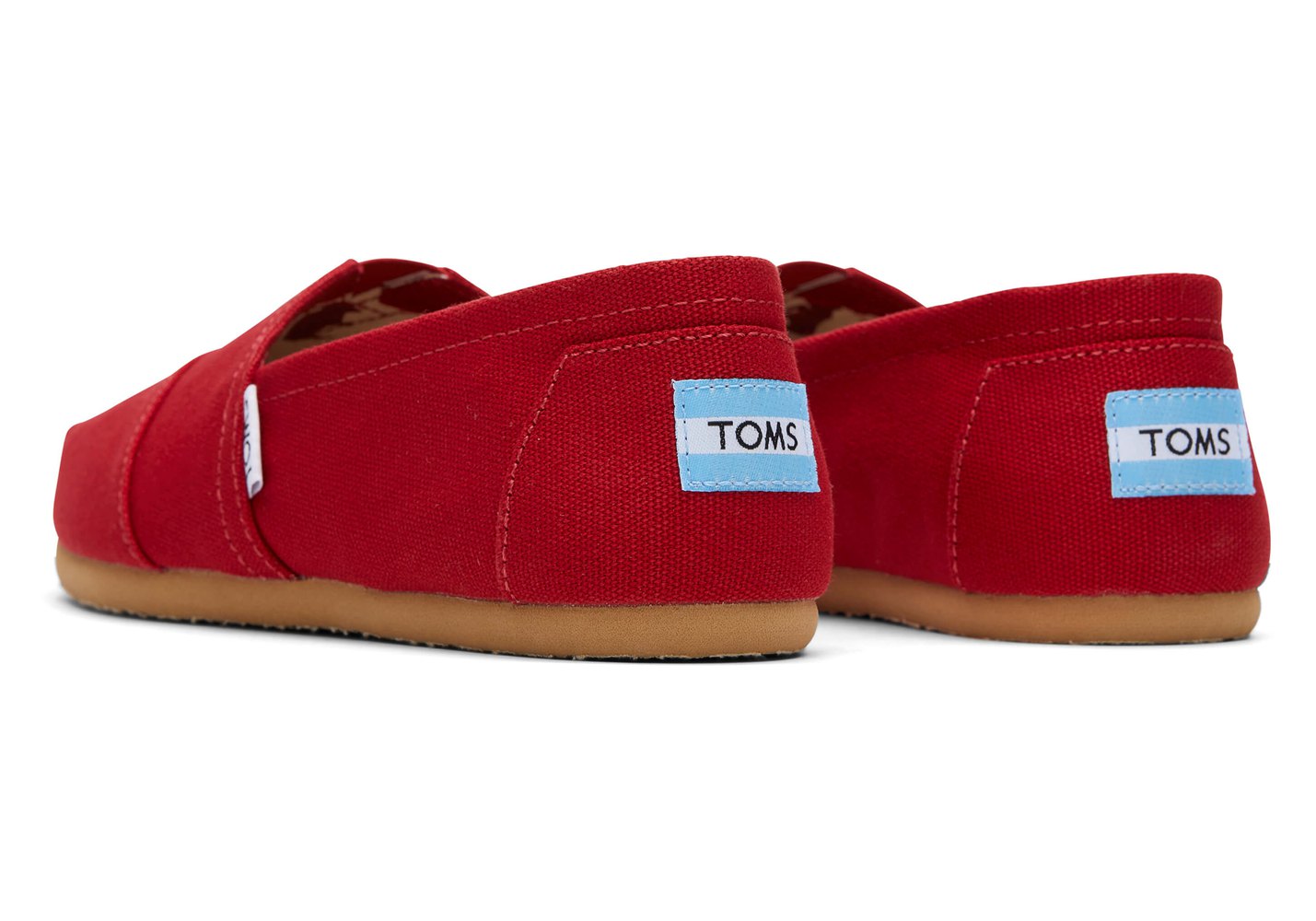 Toms Espadryle Damskie Czerwone - Alpargata Płócienne - 24ESMNKBL